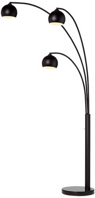 3 light arc lamp metal oiled bronze Floor Lamp