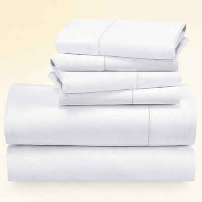 Dream Comfort 400 Thread Count Cotton Sateen 6-Piece Sheet Set