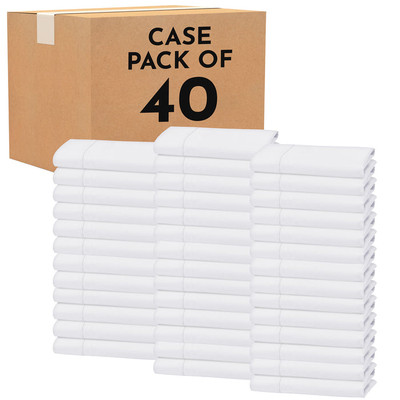 Everyday Ease 400 Thread Count Cotton Sateen Pillowcases (Pack of 40)