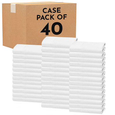 Restful Retreat 600 Thread Count Cotton Sateen Pillowcases (Pack of 40)