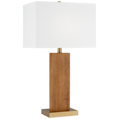 Solid Wood Column Table Lamp