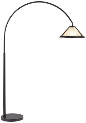 Arc lamp with mica shade Floor Lamp