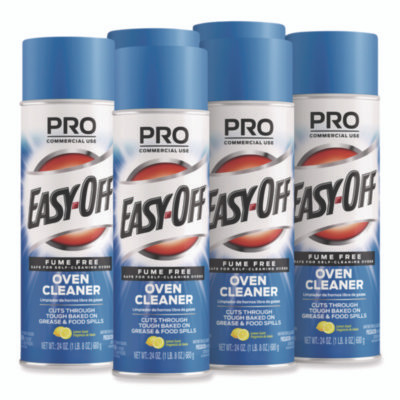 Professional EASY-OFF® Fume Free Max Oven Cleaner Foam, 24 oz Aerosol (Pack of 6)