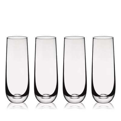 Stemless Champagne Flute Set