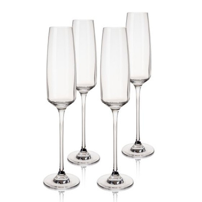 Reserve Julien Crystal Champagne Flute, Set of 4