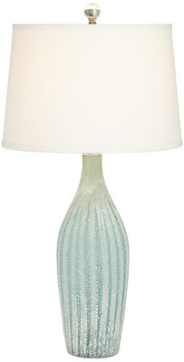 Glass in light green icing Table Lamp