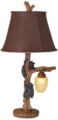 Poly honey bear with nitelite Table Lamp