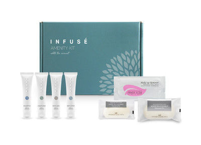 Infusé White Tea Coconut Bath Amenities Kit (Pack of 20 Kits)