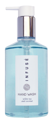 Infusé White Tea & Coconut Hand Wash, 10.14 oz EcoLux Bracket Refillable Dispenser Bottle (Pack of 24)