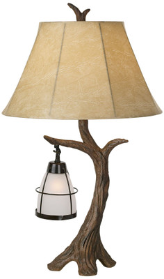 Poly tree branch with nitelite Table Lamp