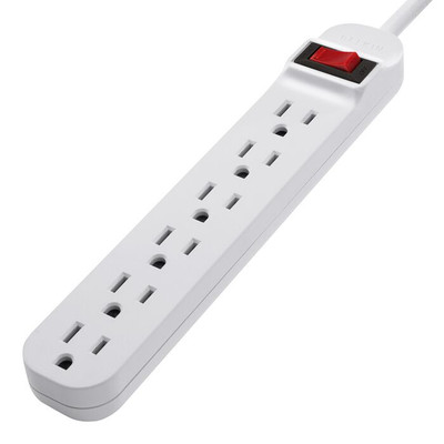 Belkin 6 Outlet Power Strip, 5 Ft Cord, 125 V AC Voltage, 1875 W
