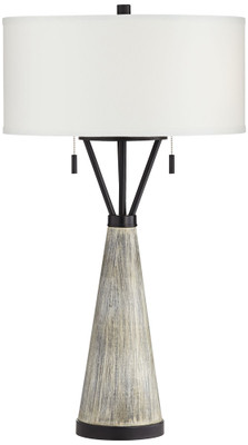 Metal and poly body Table Lamp