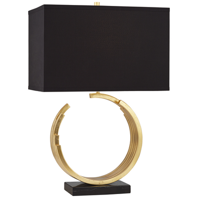 Omega gold leaf with black shade Table Lamp