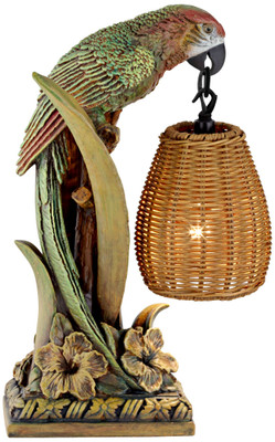 Poly parrot with nitelite Table Lamp