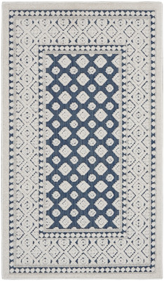 Inhaven Calobra Blue Transitional Indoor/Outdoor Rug