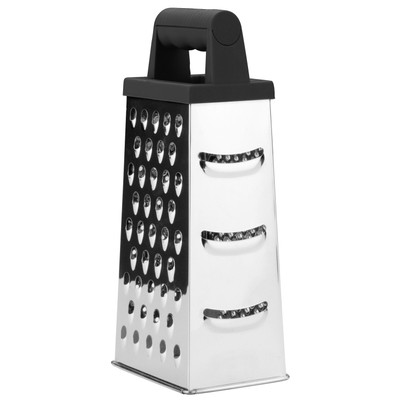BergHOFF Essentials Stainless Steel 4-Sided Grater, 6.5"