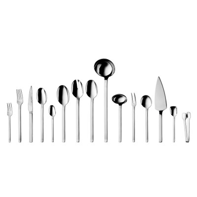 BergHOFF Essentials 72 piece 18/10 Stainless Steel Flatware Set (Service for 12), Essence