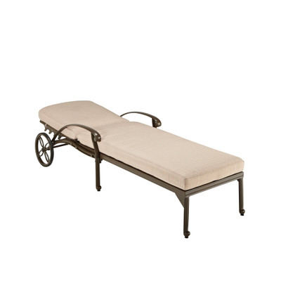 Capri Outdoor Chaise Lounge - Taupe