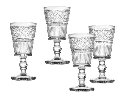 Claro Set of 4 Goblets, 9oz