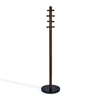 Umbra Pillar Coat Rack  Blk/Wal