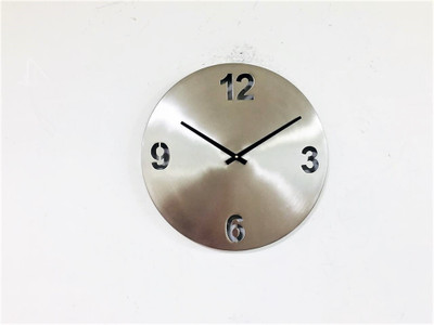 Small Round Iron Wall Clock 15”Dia