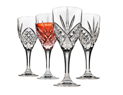 Dublin Acrylic Clear Goblets, Set of 4