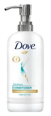 Dove Daily Moisture Conditioner, 8.11oz Bottle with Pump (24 Bottles)