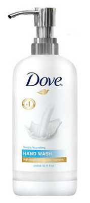 Dove Deeply Nourishing Hand Wash, 8.11oz Bottle with Pump (24 Bottles)