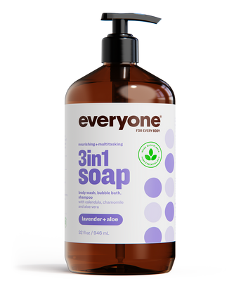 Everyone 32oz 3-in-1 Soap, Lavender & Aloe (Set of 6)