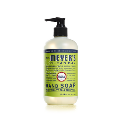 Mrs. Meyer's Clean Day Liquid Hand Soap, Lemon Verbena Scent, 12.5 Oz, (Pack of 6 Bottles)