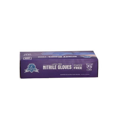 Nitrile Disposable Gloves, 3-mil, Extra Large, Powder Free, 100 Gloves per Box (Pack of 10)