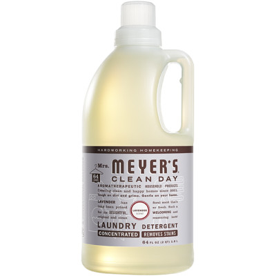 Mrs. Meyer's Laundry Detergent; 64 oz. Lavender (Pack of 6 Bottles)