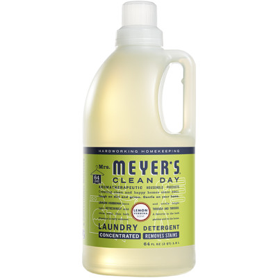 Mrs. Meyer's Laundry Detergent; 64 oz. Lemon Verbena (Pack of 6 Bottles)