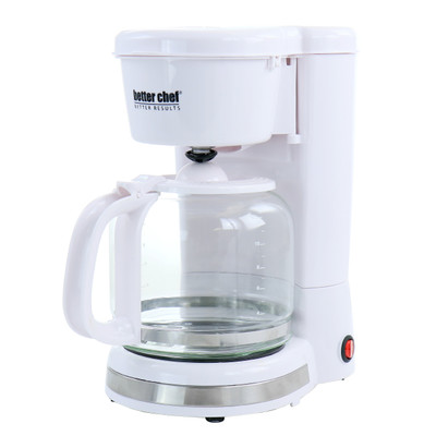 Better Chef 12 Cup 900 Watt Coffee Maker in White Better Chef 12 Cup 900 Watt Coffee Maker in White
