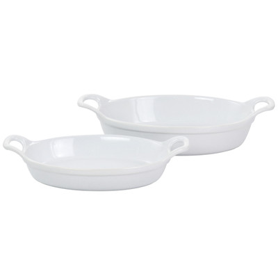 Martha Stewart 2 Piece Oval Stoneware Baker Set