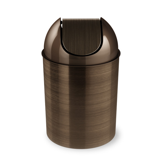 Bano Bamboo Bathroom Bin in Various Colors - Black - EKOBO