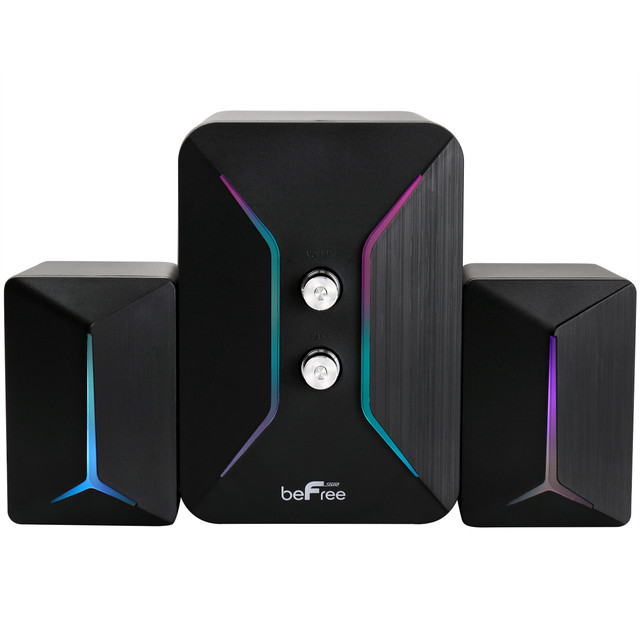 Befree Sound Bluetooth Wireless Multimedia LED Dancing Water Speakers, Black