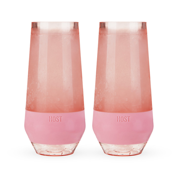 Host FREEZE Tinted Stemless Champagne Flutes (Set of 2)