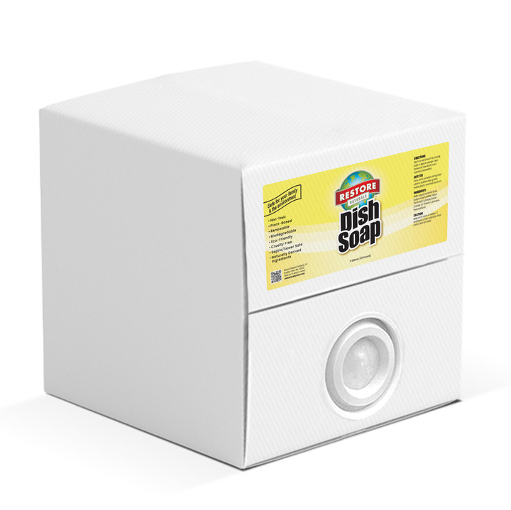 Restore Naturals Dish Soap, 5 Gallon Bag in Box or Pail