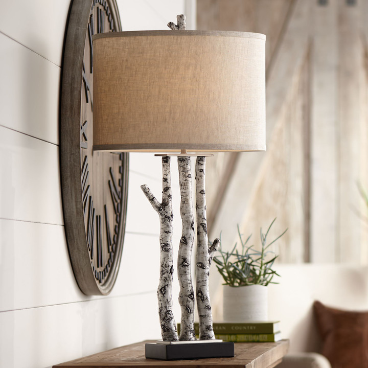 Poly birch tree branches Table Lamp