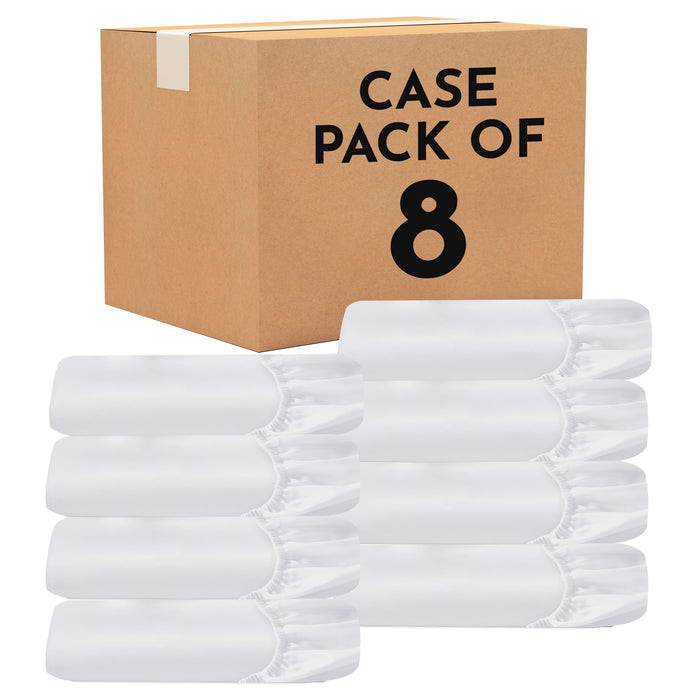 Restful Retreat 600 Thread Count Cotton Sateen Fitted Sheet (Pack of 8)