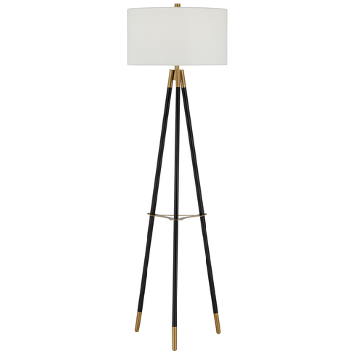 Tripod metal in black finish Floor Lamp