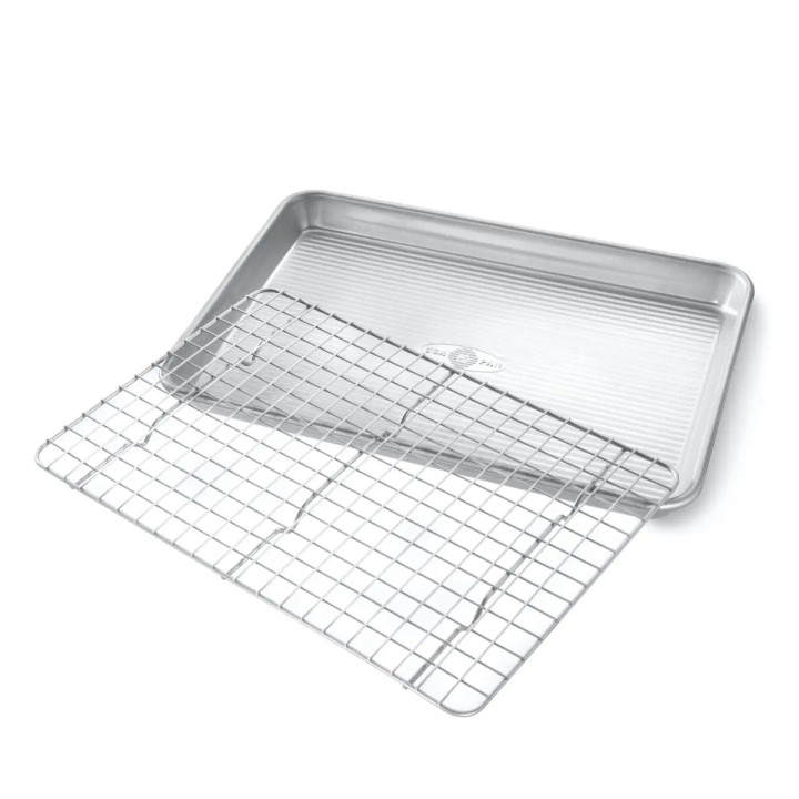 Quarter Sheet Pan & Baking Rack Set