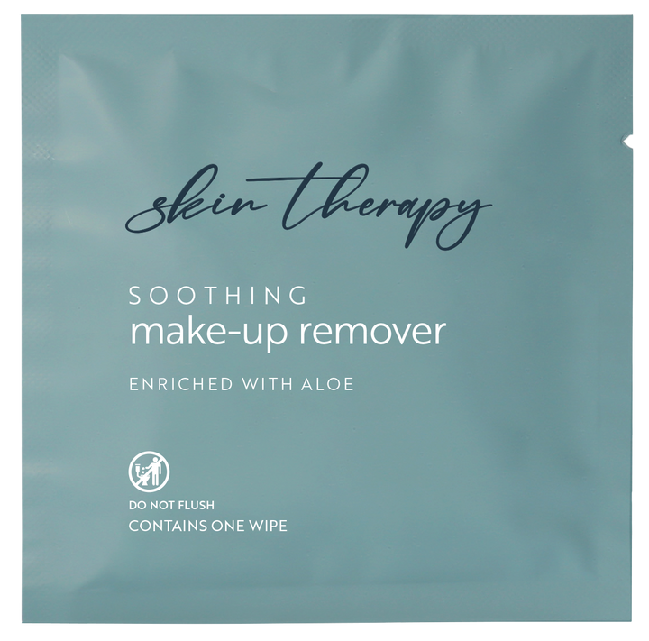 Individually Wrapped Soothing Makeup Remover Wipes, Fresh Aloe (Case of 500)