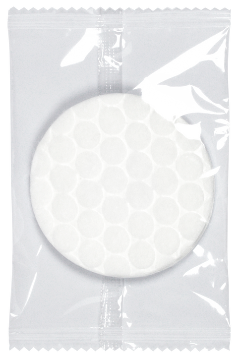 Individually Wrapped Cotton Pads, 2 Pads per Wrap (Case of 500)