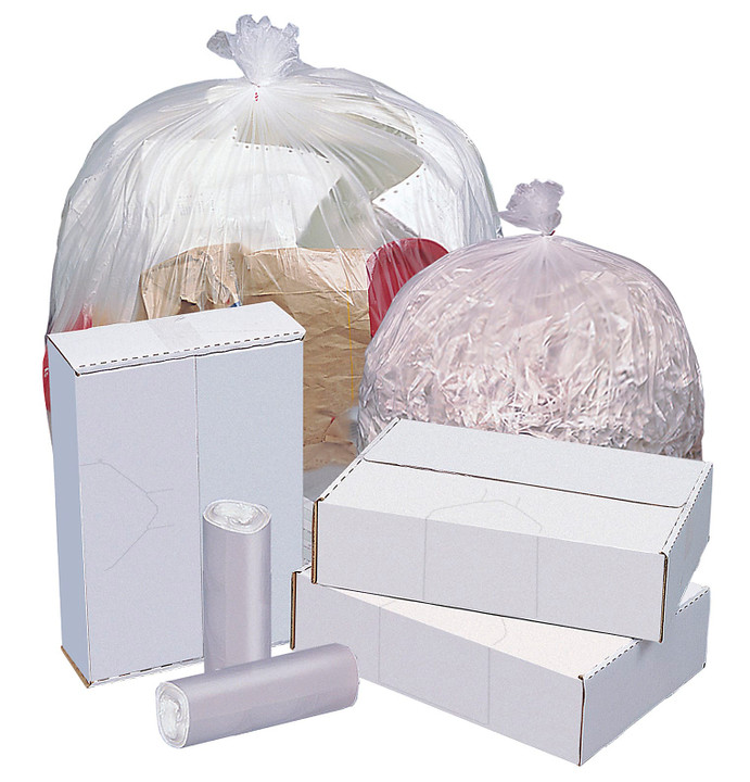 Highmark High-Density Can Liners, 8 Mic, 10 Gallons (Box Of 1000)