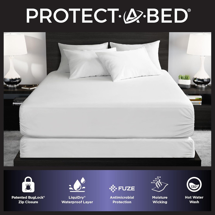 Protect-A-Bed Essential Zippered Mattress Encasement (Set of 4)