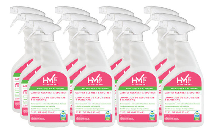 Highmark® ECO Ready-To-Use Carpet Cleaner And Spotter, 32 Oz (Case of 12)