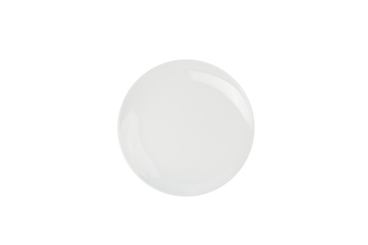 BIA Coupe Porcelain Round White Salad Plate 7.75" (Set of 12)