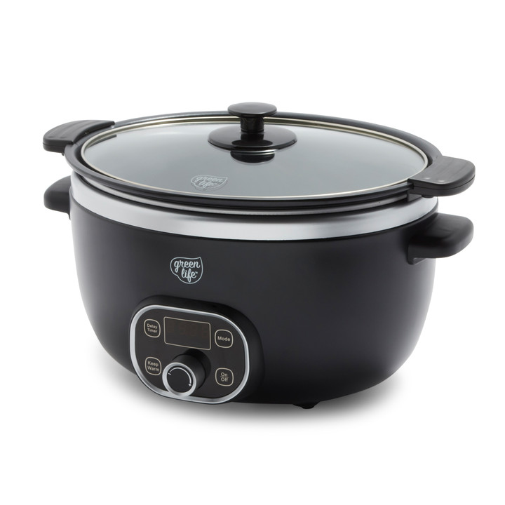 GreenLife Healthy Cook Duo Electric Slow Cooker Electric